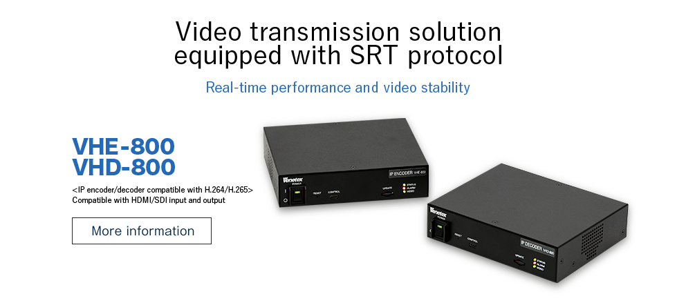 Low latency encoder/decoder VHE-800/VHD-800